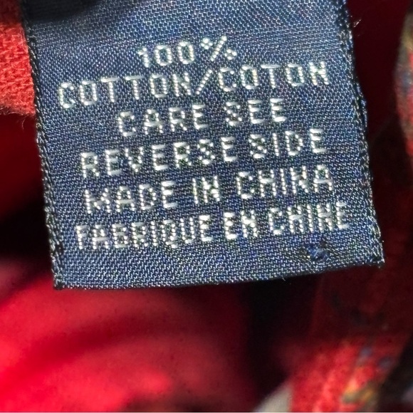 Womens 14 Ralph Ralph Lauren Red Plaid HIgh Rise Shorts Pleated Holiday Vtg - Picture 9 of 9